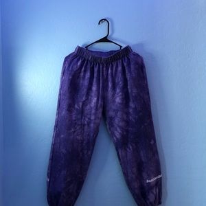 Unbranded | Royal Purple Tie-Dye Unisex Sweatpants